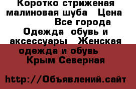 Коротко стриженая малиновая шуба › Цена ­ 10 000 - Все города Одежда, обувь и аксессуары » Женская одежда и обувь   . Крым,Северная